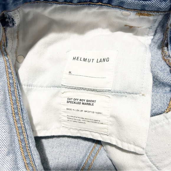 Helmut Lang Denim Cut off Boy Short Size 29 - Picture 4 of 8